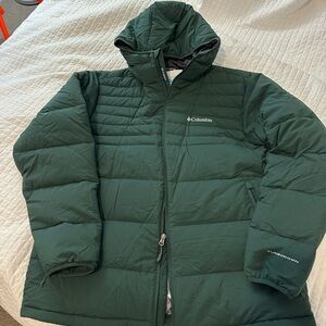 Columbia omni heat Green Puffer Jacket , turbodown men